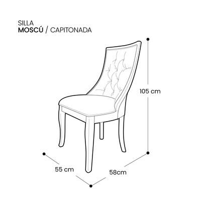 Silla Moscú Capitonada