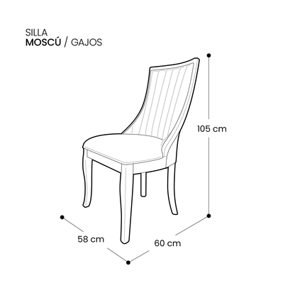 Silla Moscú Gajos